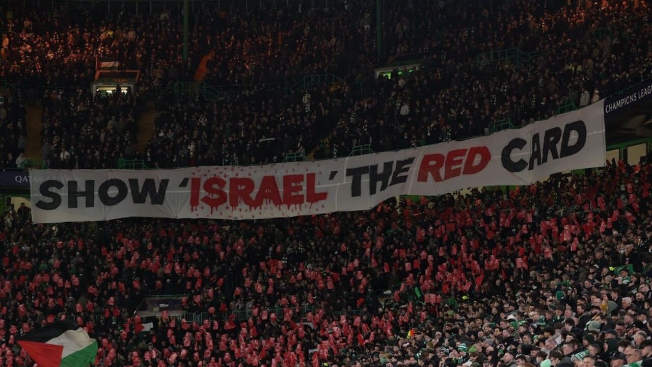 Celtic'in çağrısına dünyadan destek: 'İsrail'e kırmızı kart göster'