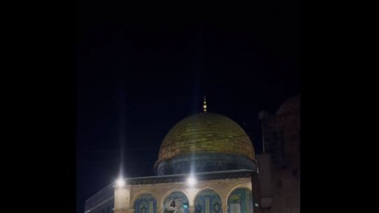 Mescid-i Aksa'da Ramazan'ın ilk sabahı