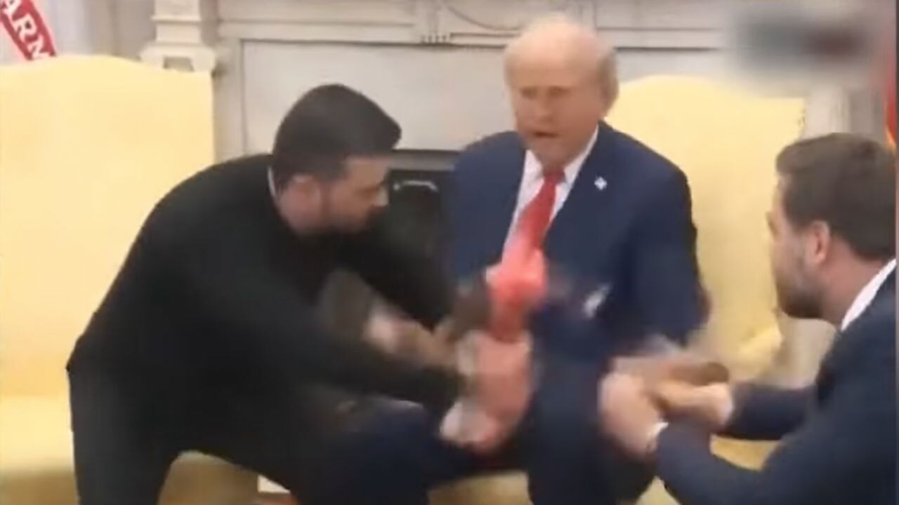 Trump ile Zelenskiy yaka paça birbirine girdi!