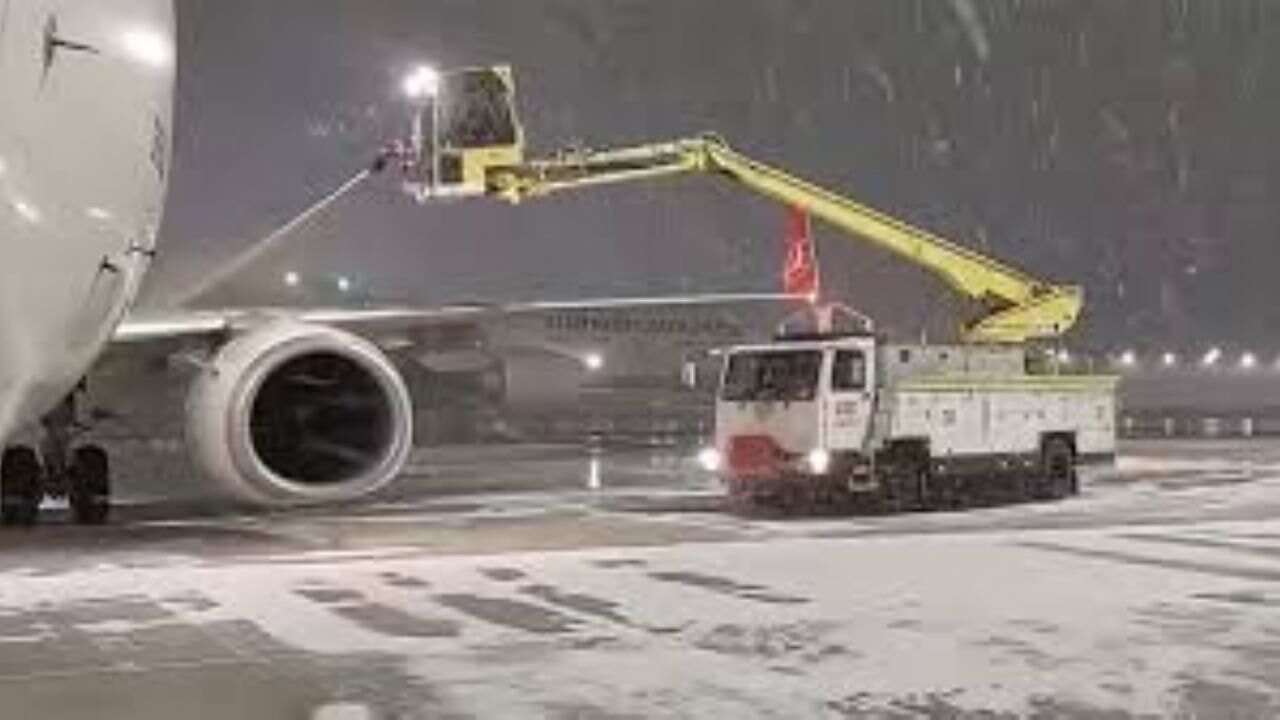 TGS Yer Hizmetleri, 2 binden fazla uçağı kış şartlarında sefere hazırladı