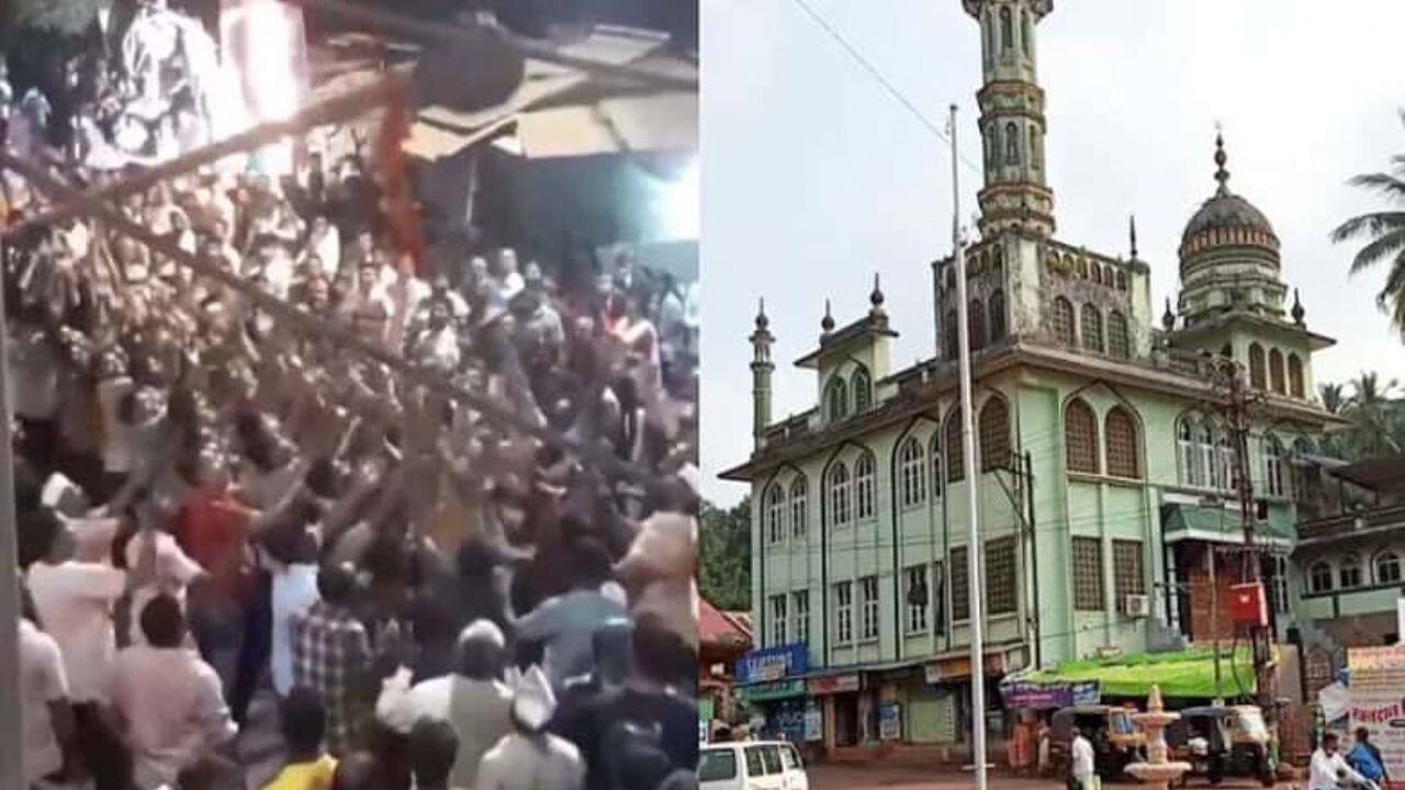 Hindu ırkçısı grup, polis koruması altında camiye saldırdı!