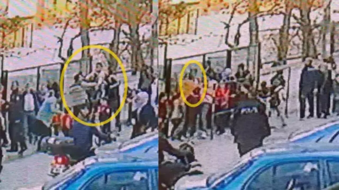 Okul müdürü ile veli arasında yumruklu kavga