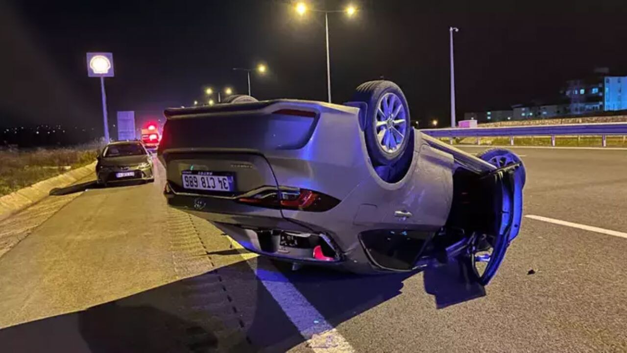 Kuzey Marmara Otoyolu'nda feci kaza