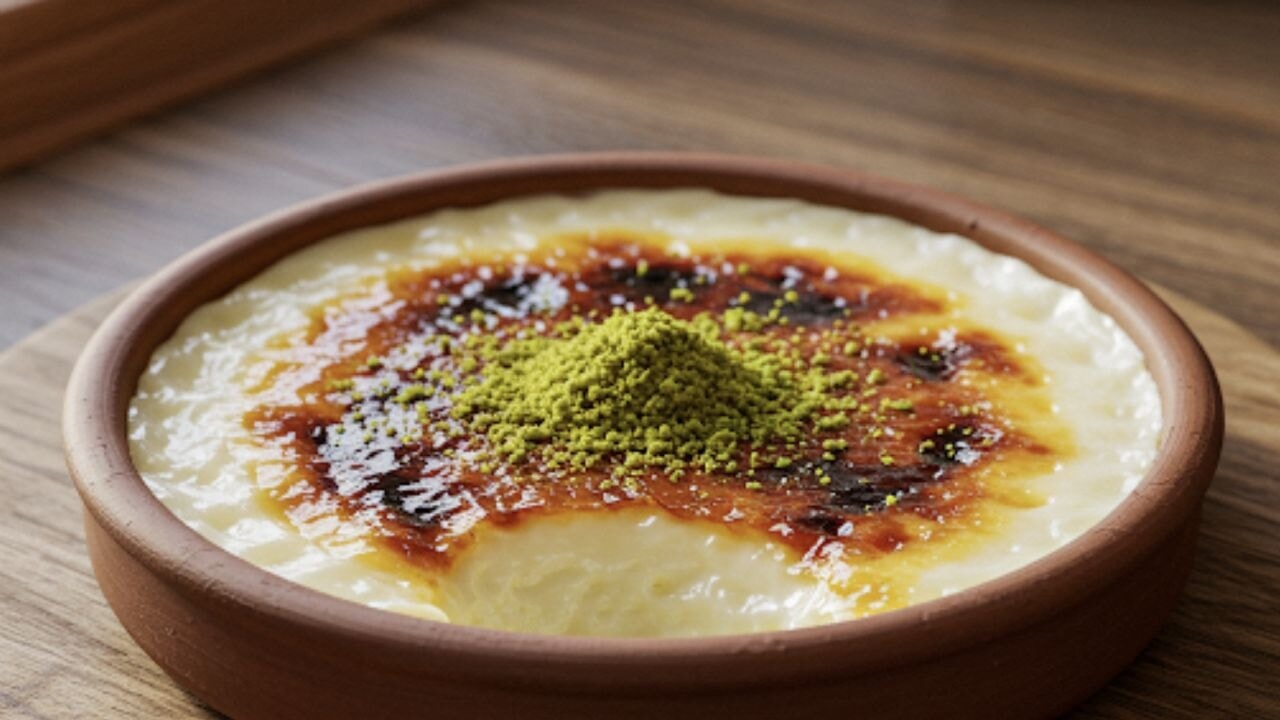 Pastane sütlacı yapım aşamaları | Tam kıvamında karamelize sütlaç tarifi damakları çatlatacak!