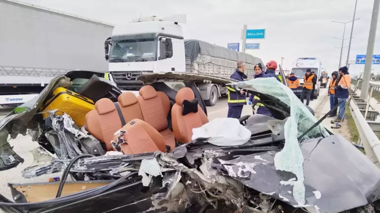 Merzifon'da korkunç kaza