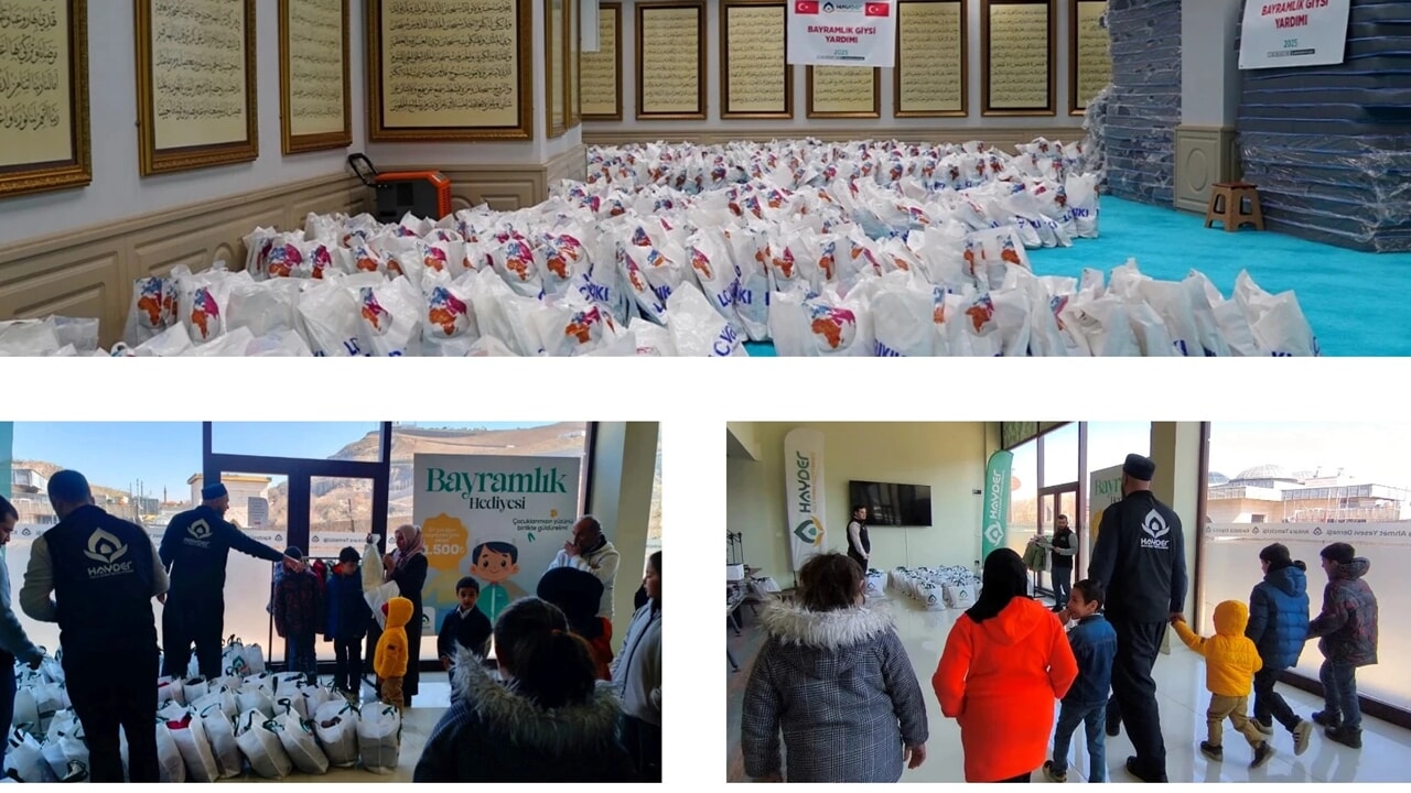 HAYDER binlerce çocuğa bayramlık sevinci yaşatıyor