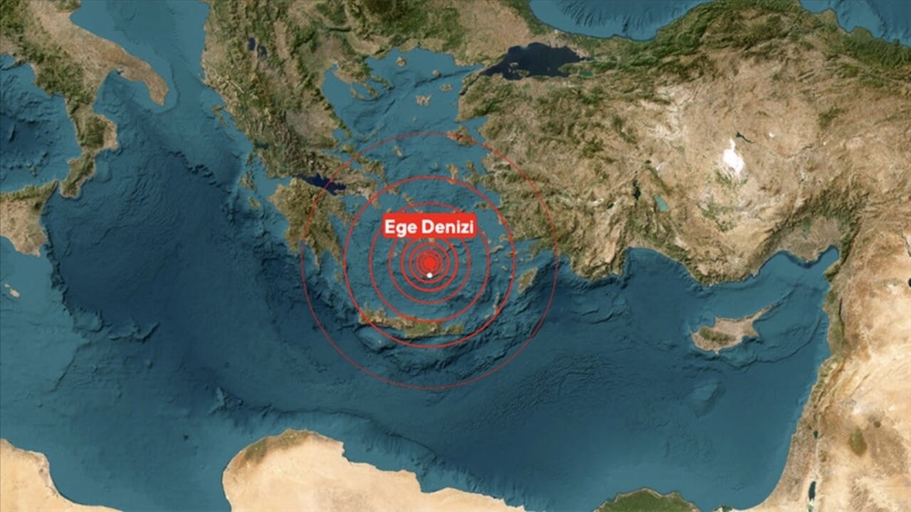 Ege Denizi'nde deprem