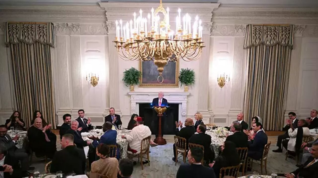 Beyaz Saray'da iftar: Trump, müslüman Amerikalılara özel teşekkür etti