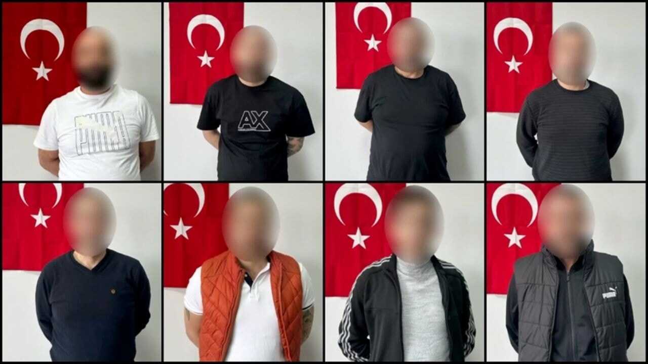 Gürcistan'a kaçan 8 şüpheli Türkiye'ye getirildi