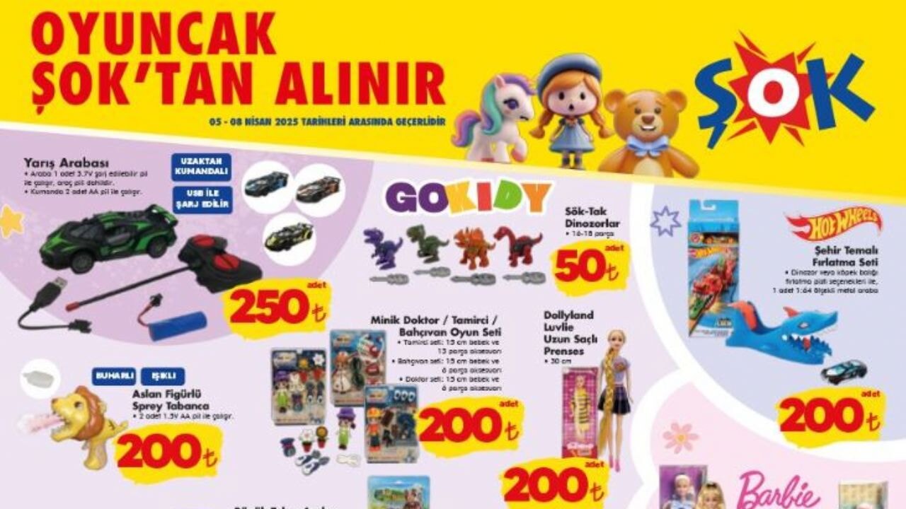 ŞOK'ta bu hafta yarış başlıyor! Uzaktan kumandalı yarış arabası çocukların gözdesi oldu