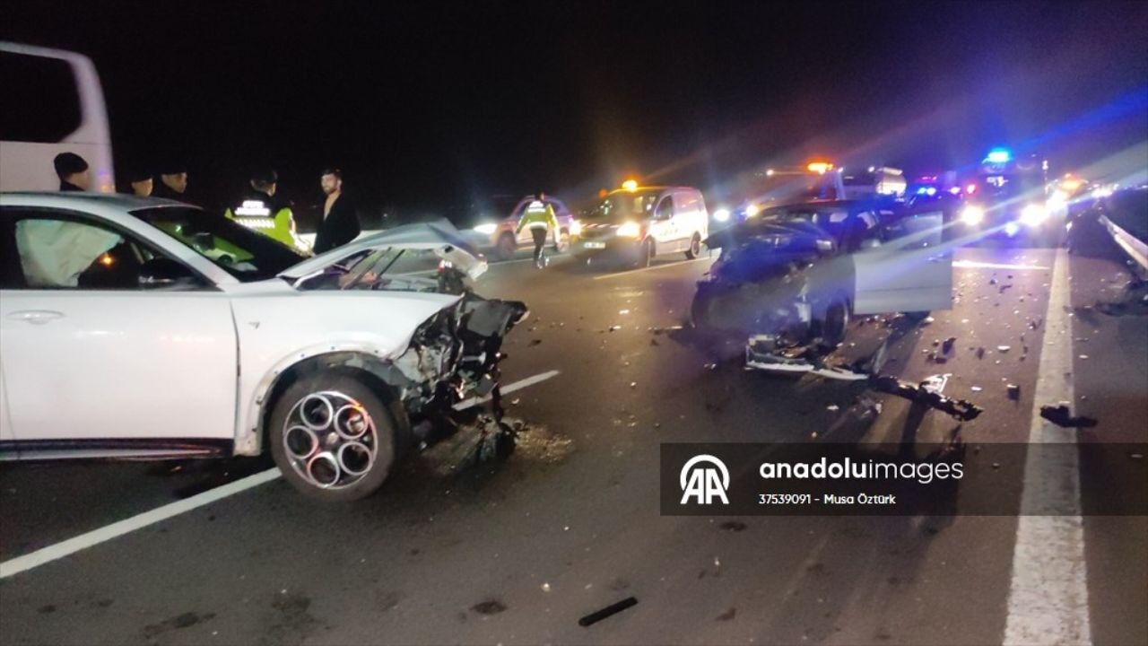 Bursa'da ölümle sonuçlanan zincirleme kaza