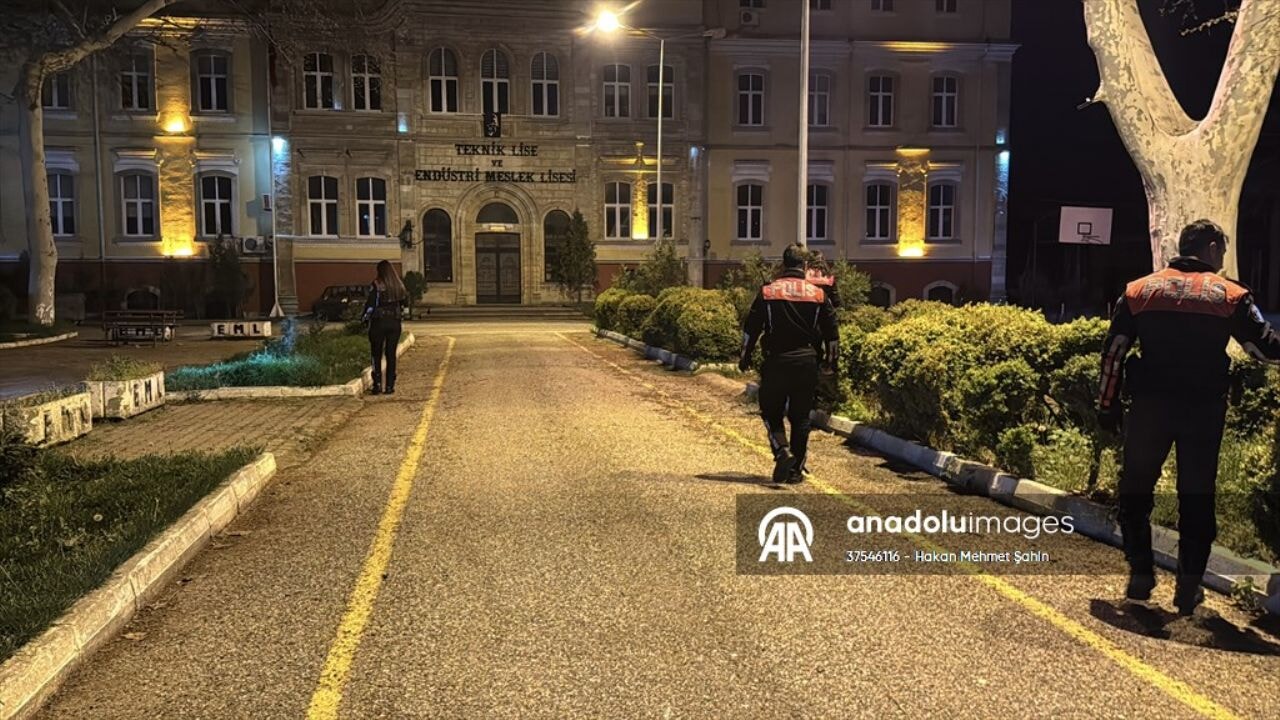 Edirne'de okul bahçesinde vahşi cinayet