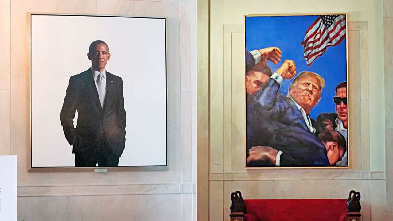 Obama'yı kaldırttı, 'suikast' tablosunu astırdı