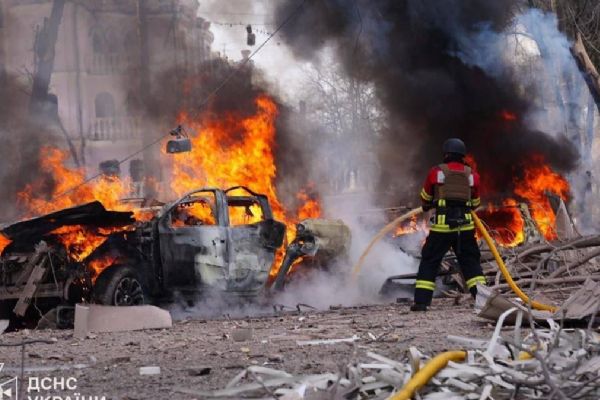 Rusya'dan Sumi'ye balistik füze saldırısı! Çok sayıda ölü var