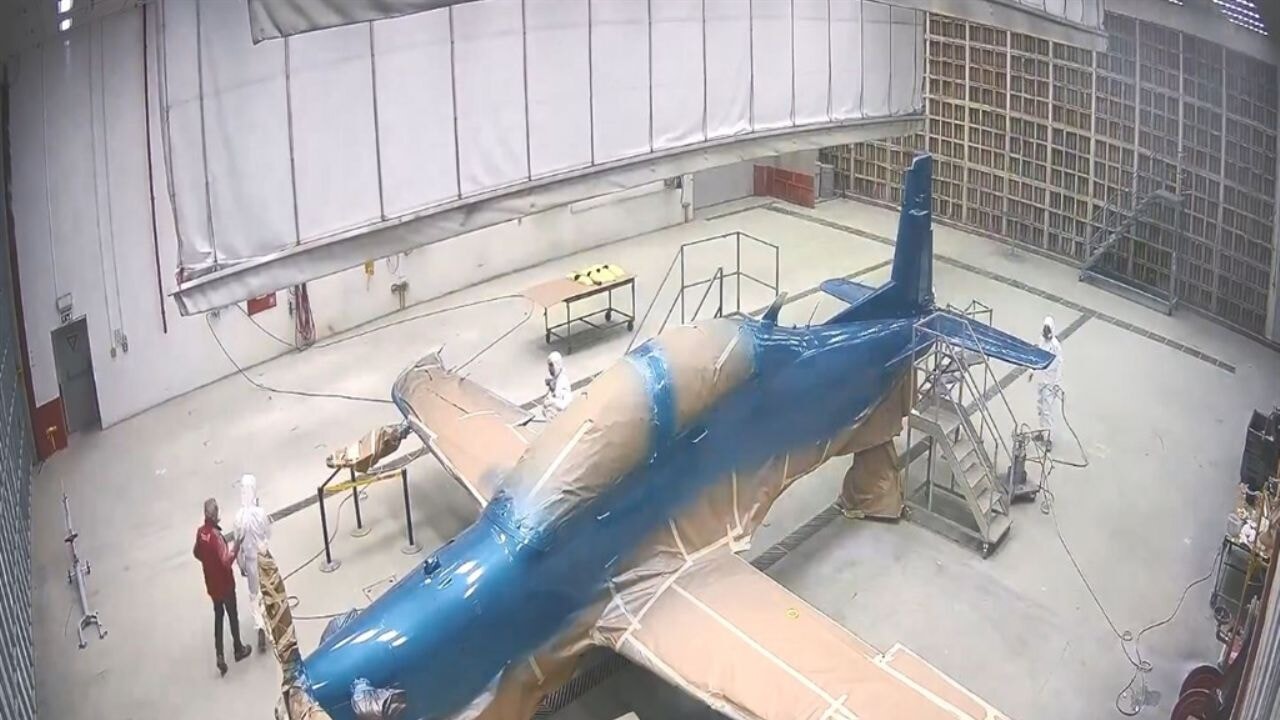 HÜRKUŞ, yeni boyası ve tasarımıyla havada