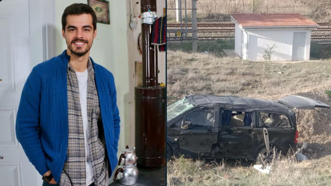Oyuncu Berk Atan trafik kazası geçirdi