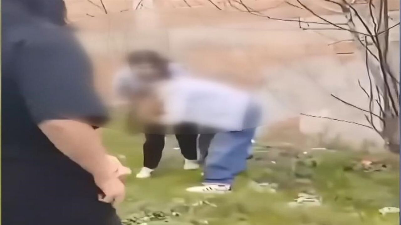 Kız çocuğunu darbedip o anları kaydettiler