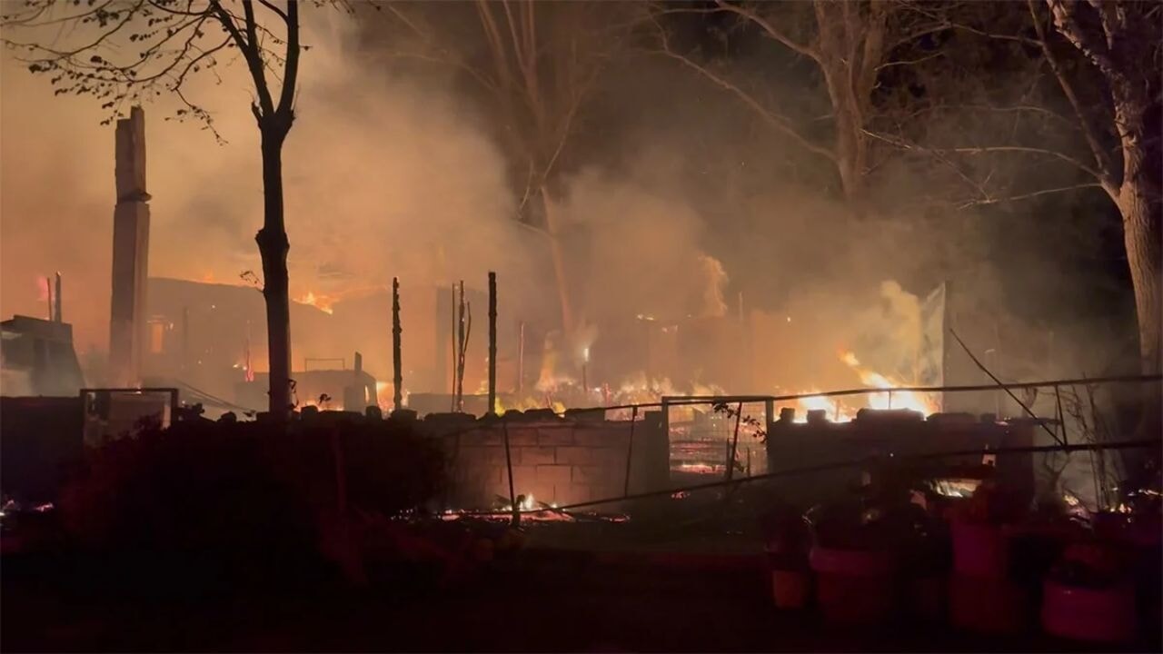 Şile'de korku dolu anlar! Gözleme sokağı harabeye döndü