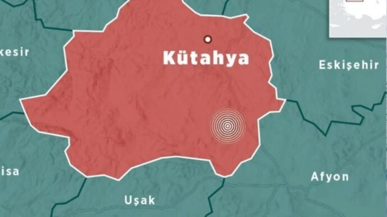 Kütahya'da 4.2 büyüklüğünde deprem