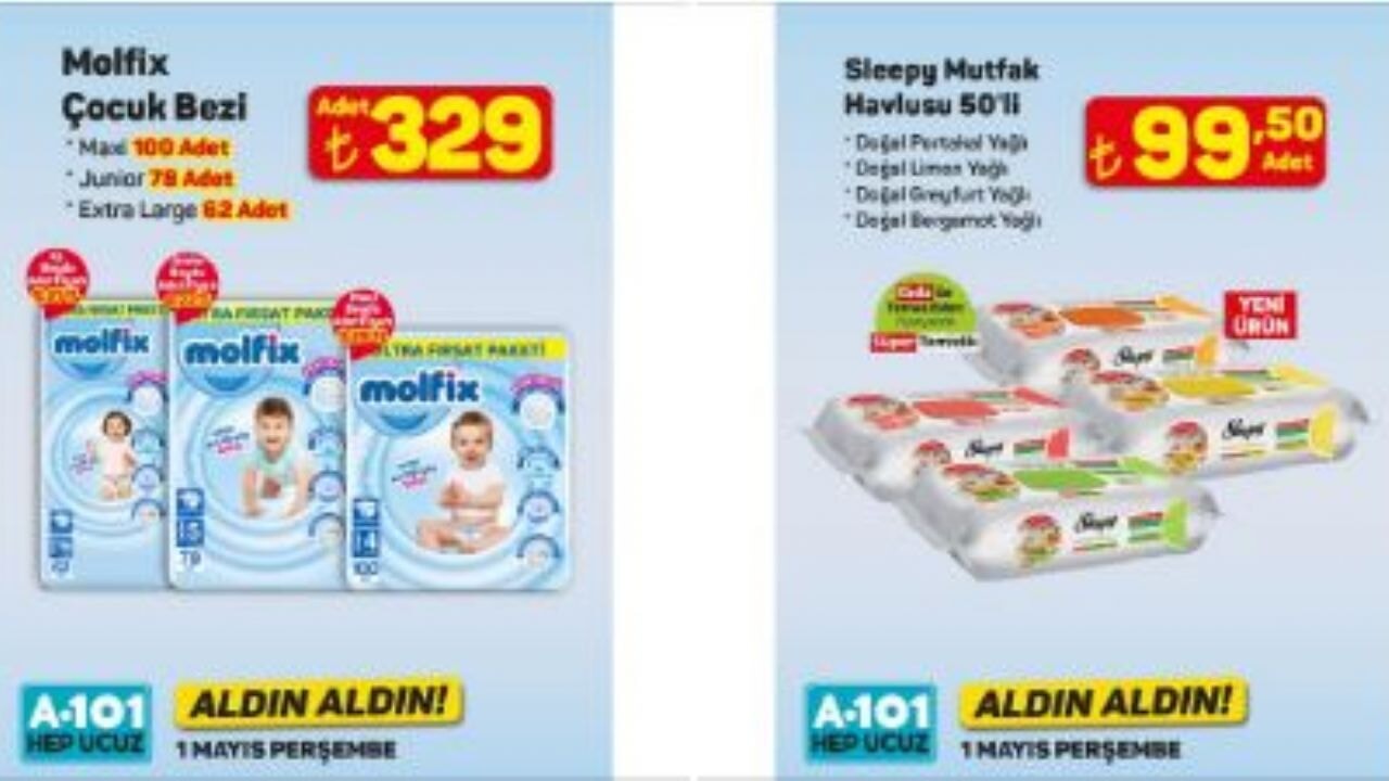 A101'de 'Aldın Aldın' fırsatları 1 Mayıs'tan itibaren başladı