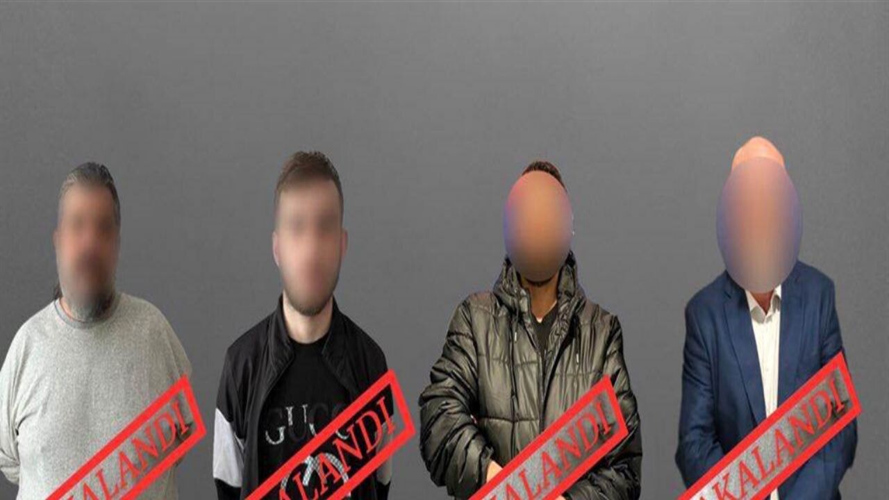 Kırmızı bültenle aranan 4 şüpheli yakalandı