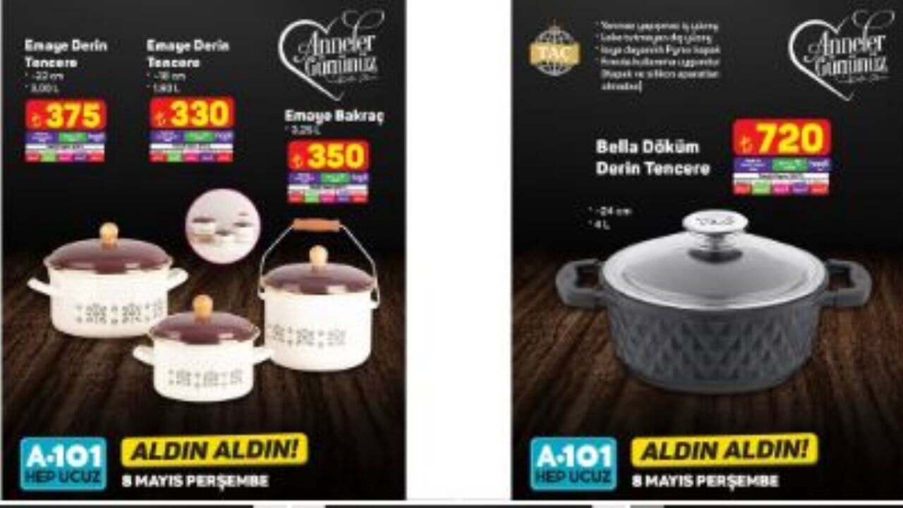 A101'de Mayıs ayı fırsatları başladı! Haftalık kampanyalar ve aldın aldın ürünleri rafta!  3 - 9 Mayıs