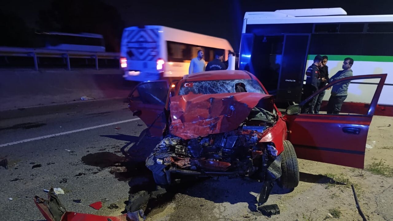 Tekirdağ'da trafik kazası dehşeti!