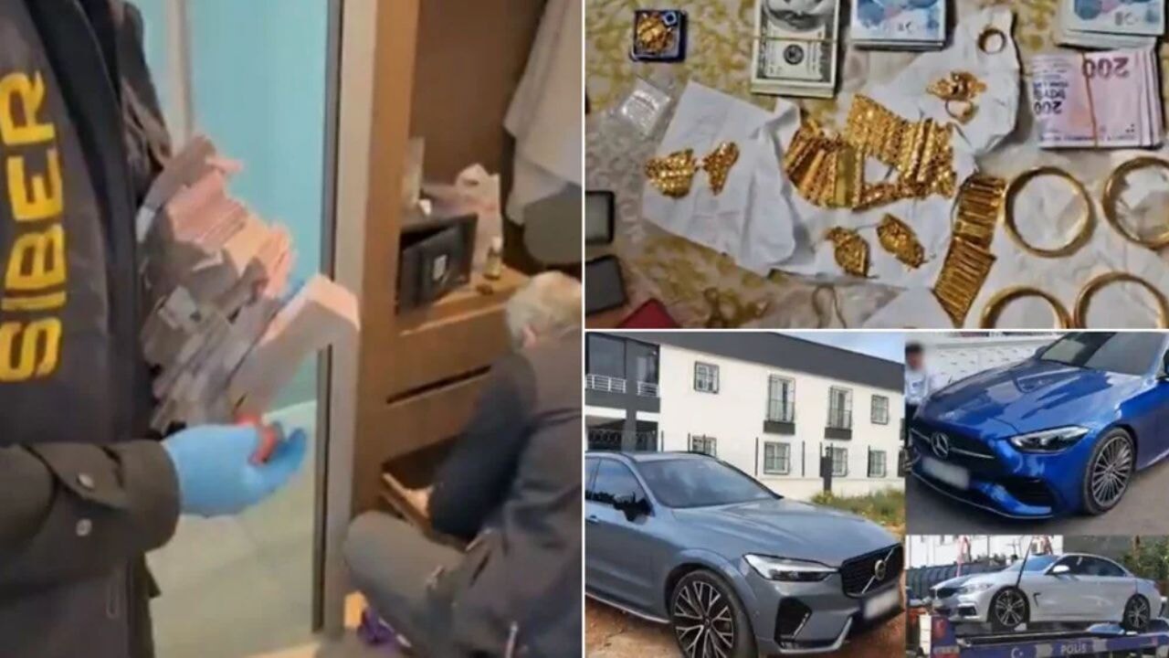 Para, altın, lüks araç… 39 şehirde operasyon: 568 gözaltı