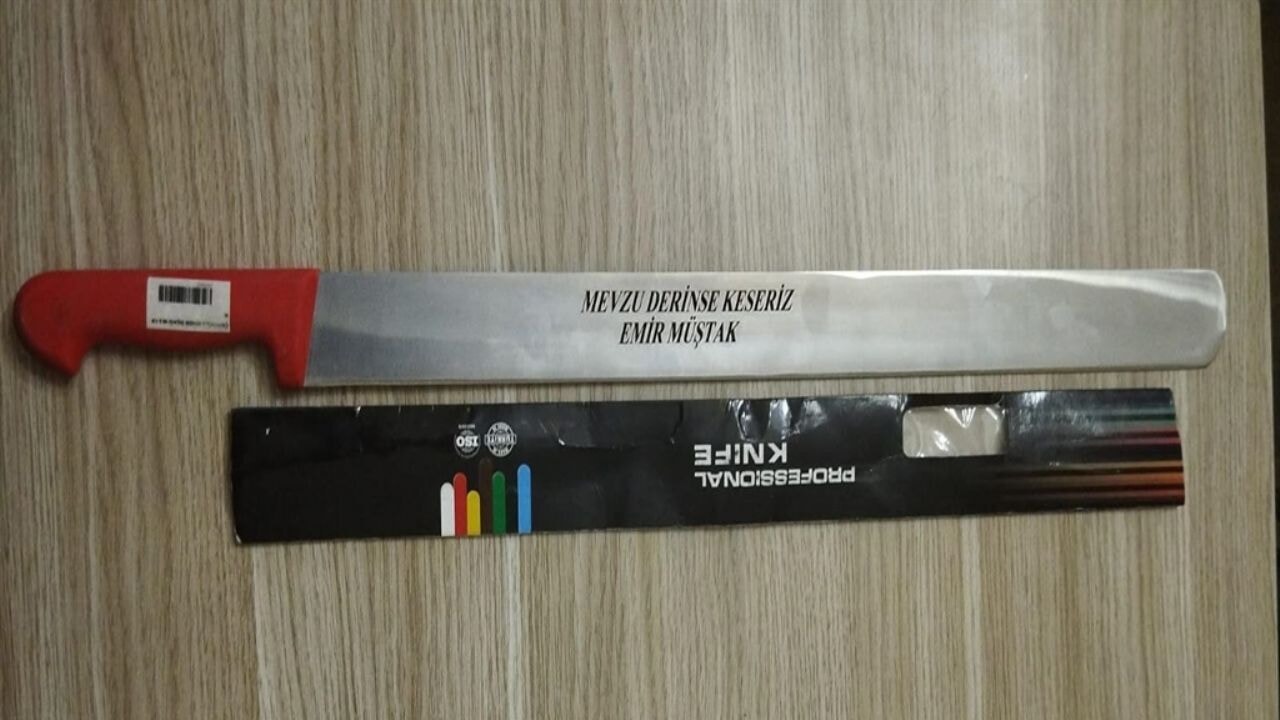 Döner bıçaklı sürücü tutuklandı; saldırganın bıçağı dikkat çekti