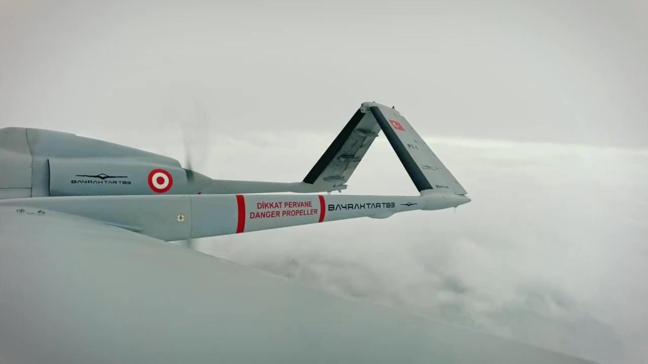 Milli Savunma Bakanlığından Bayraktar TB3 paylaşımı