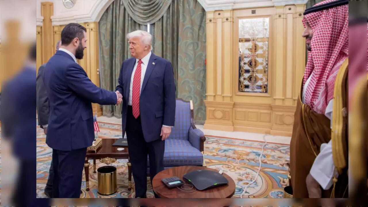 ABD Başkanı Donald Trump, Suriye Cumhurbaşkanı Şara ile Suudi Arabistan'da görüştü