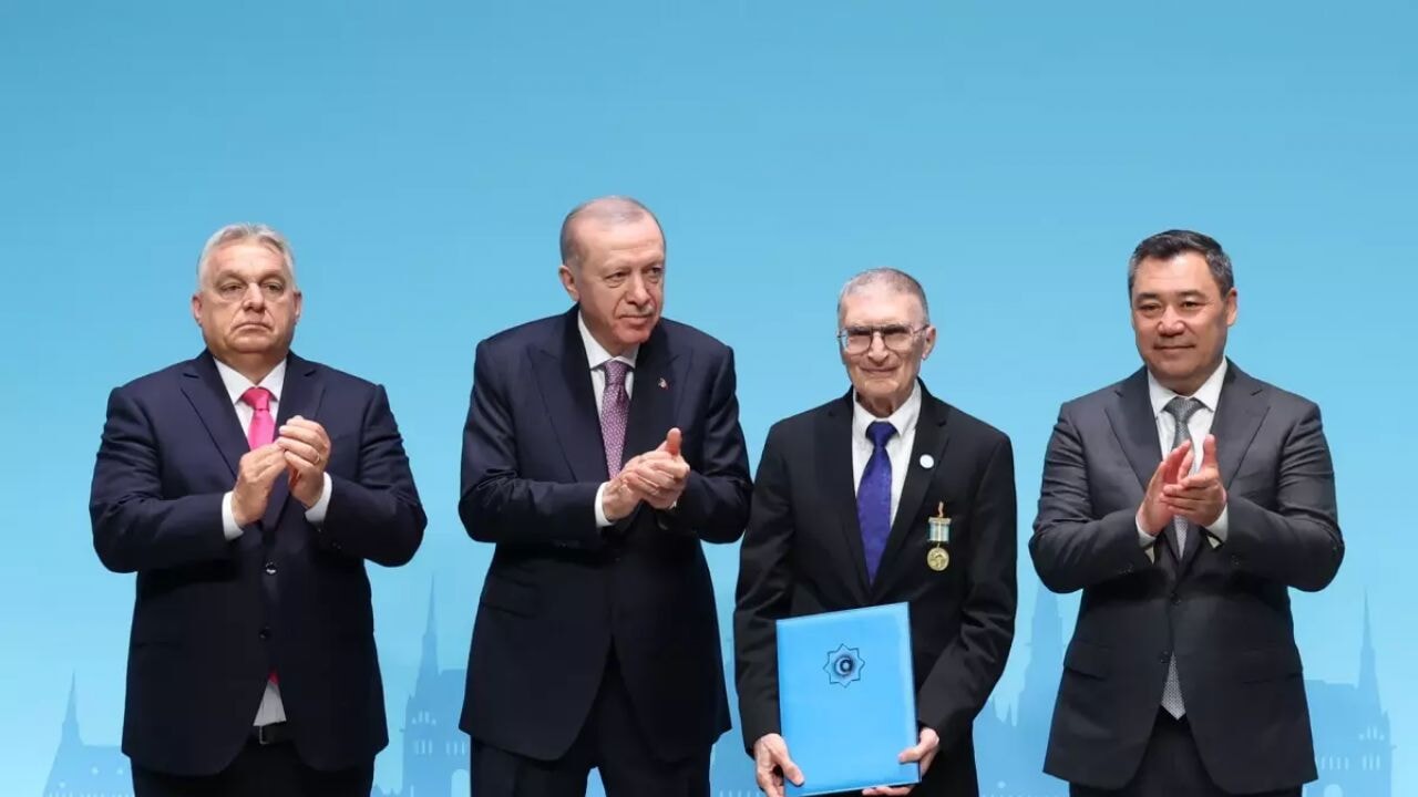 Cumhurbaşkanı Erdoğan, Prof. Dr. Aziz Sancar'a ödül takdim törenine katıldı