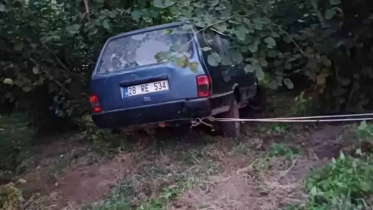 Giresun'da kontrolden çıkan araç ölüme sürükledi