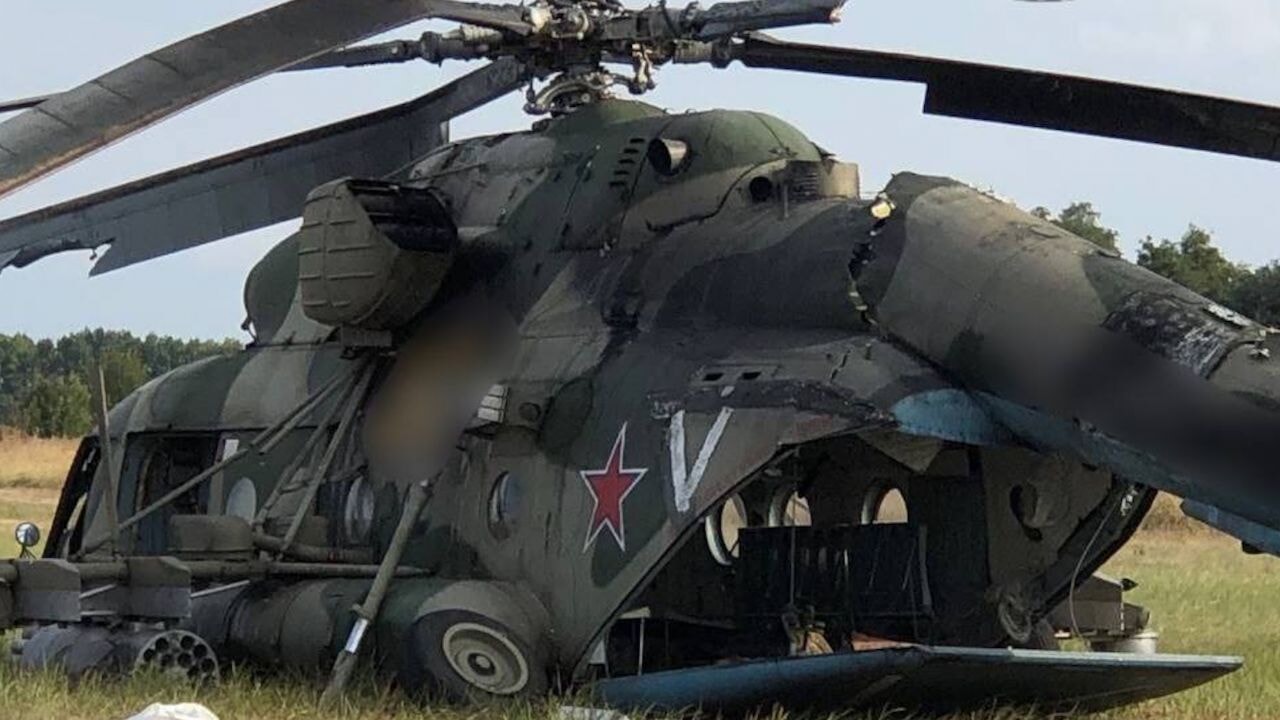 Rusya'da askeri helikopter düştü