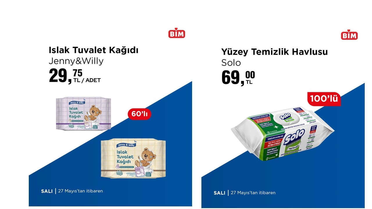 BİM'de temizlik ürünlerinde yeni hafta fırsatları
