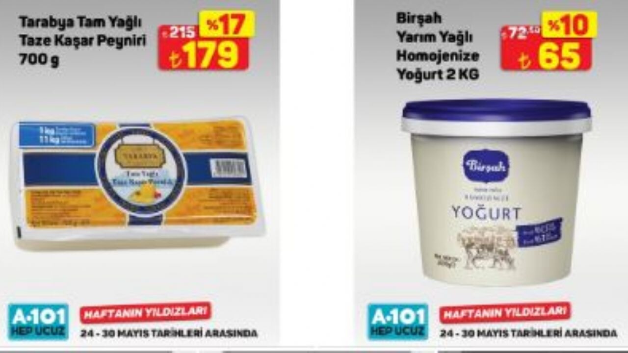 A101'de 29 Mayıs'tan itibaren 'Aldın Aldın' fırsatları başlıyor