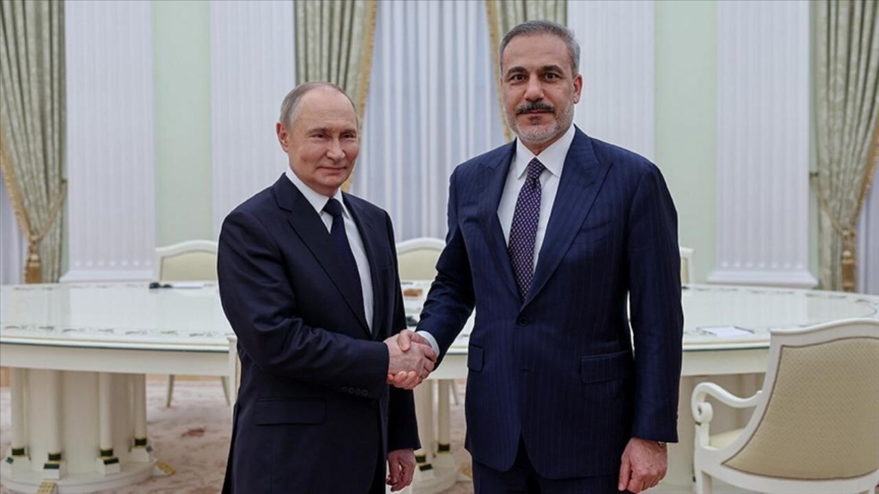 Dışişleri Bakanı Fidan ile Putin arasında 1 saatlik görüşme