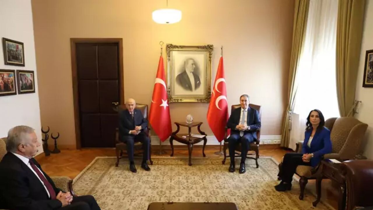 Türkiye'de yeni siyasi sürece DEM Parti'den Bahçeli ziyareti