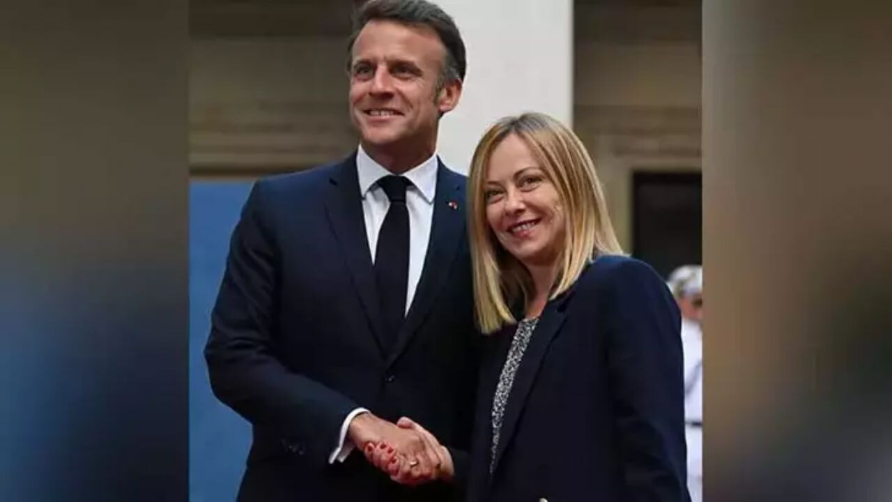 Meloni ile Macron Roma'da buluştu