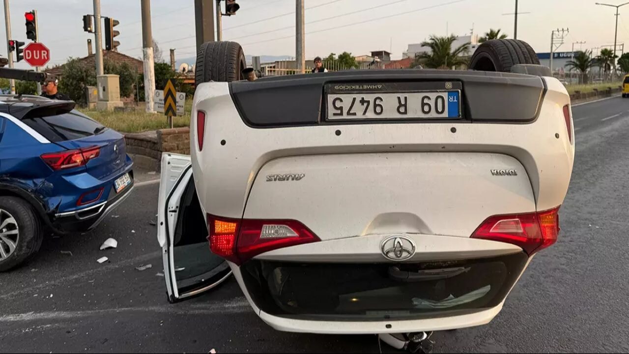 Aydın'da kavşakta feci kaza! Çğk sayıda yaralı var