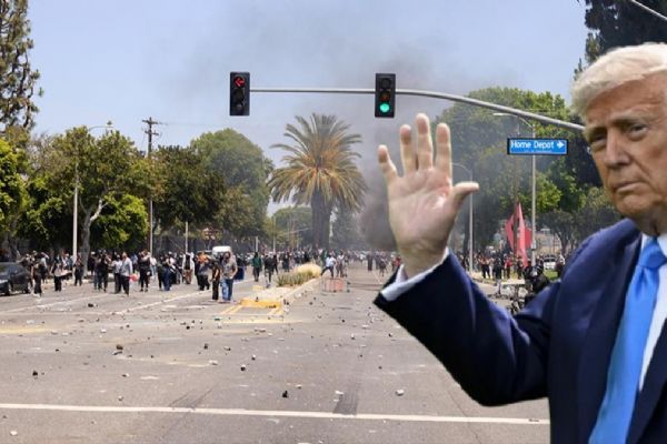 Trump'tan Los Angeles açıklaması!