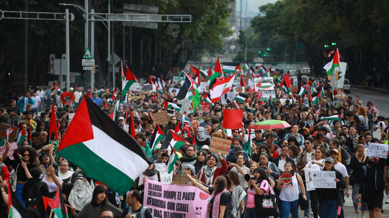 Latin Amerika ayakta: Brezilya, Şili ve Meksika'da Gazze için binlerce kişilik yürüyüş!