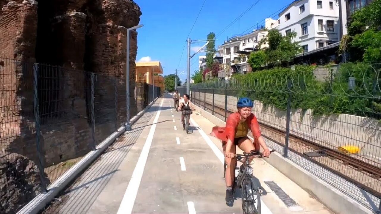 İstanbul Tarihi Yarımada'da 'Bisiklet Treni' Deneme Seferlerine Başladı!