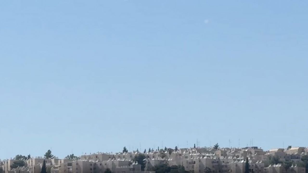 İran'dan İsrail'e atılan füzeler Beytüllahim semalarında