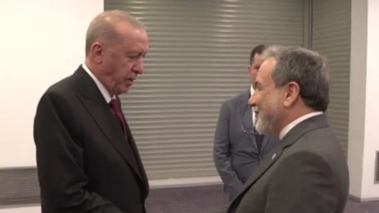 Cumhurbaşkanı Erdoğan, İran Dışişleri Bakanı Erakçi'yi kabul etti