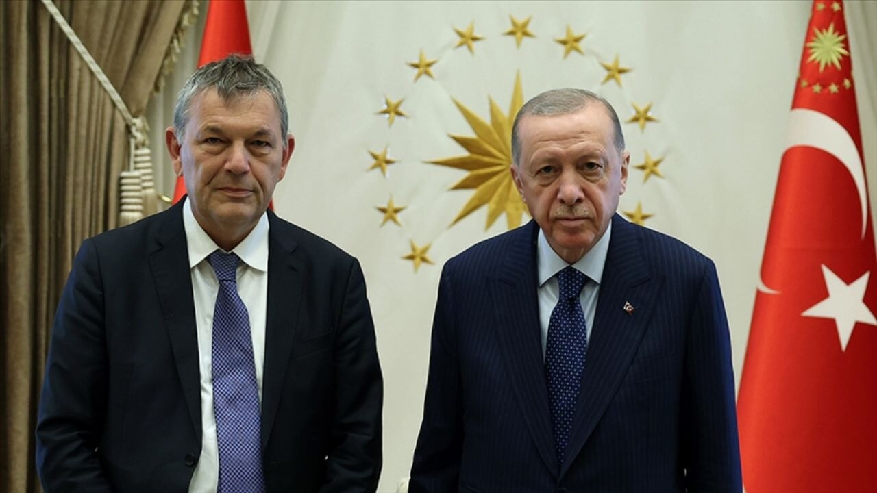 Cumhurbaşkanı Erdoğan, BM Yakın Doğu'daki Filistinli Mültecilere Yardım ve Bayındırlık Ajansı Genel Komiseri Lazzarini'yi kabul etti