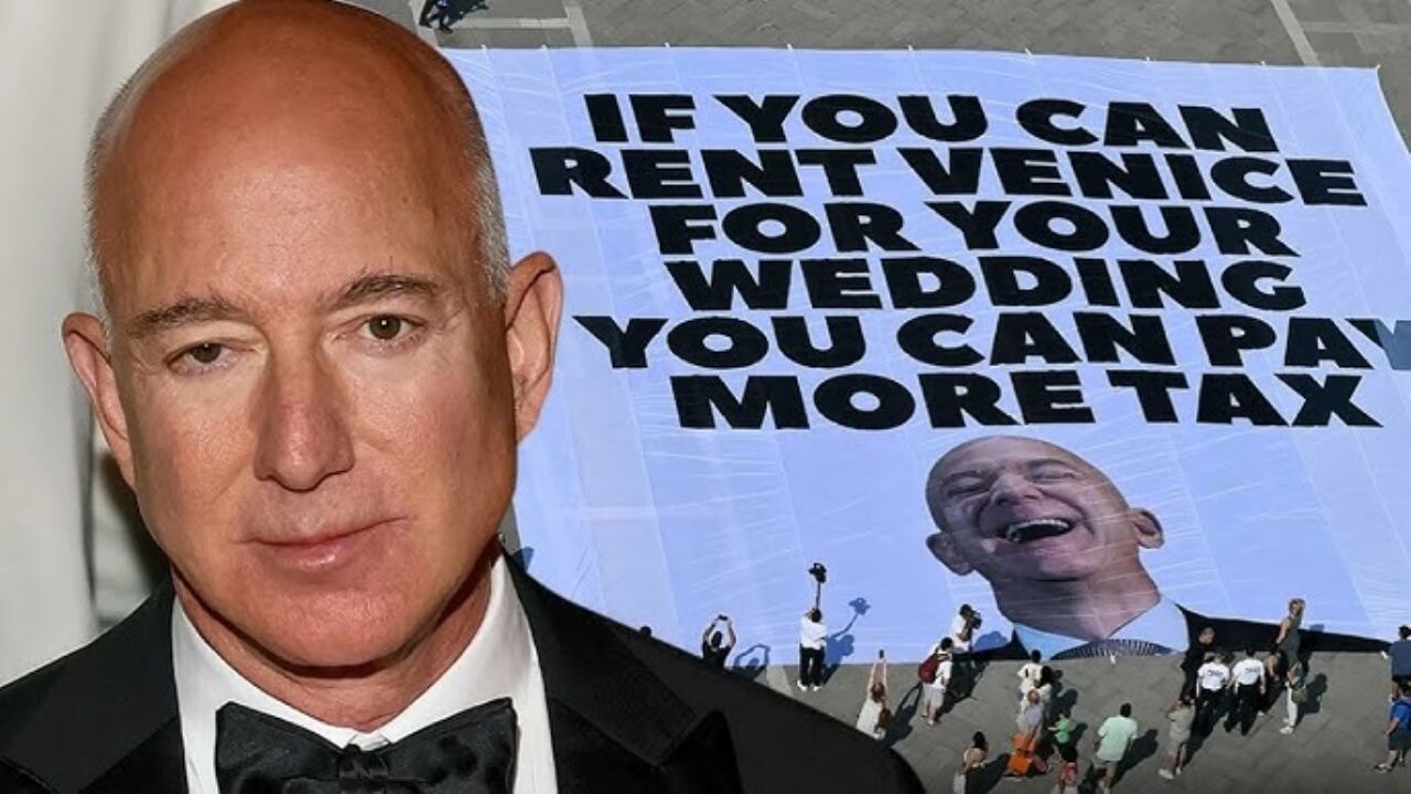 Milyarder Bezos'a Venedikli tokadı: 'Oligarklara yer yok!'