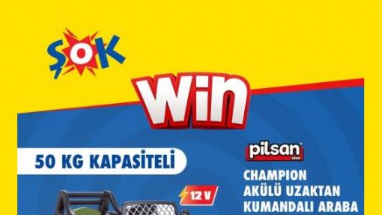 ŞOK'ta yaz eğlencesi başladı! Akülü araba 28 Haziran'da raflarda