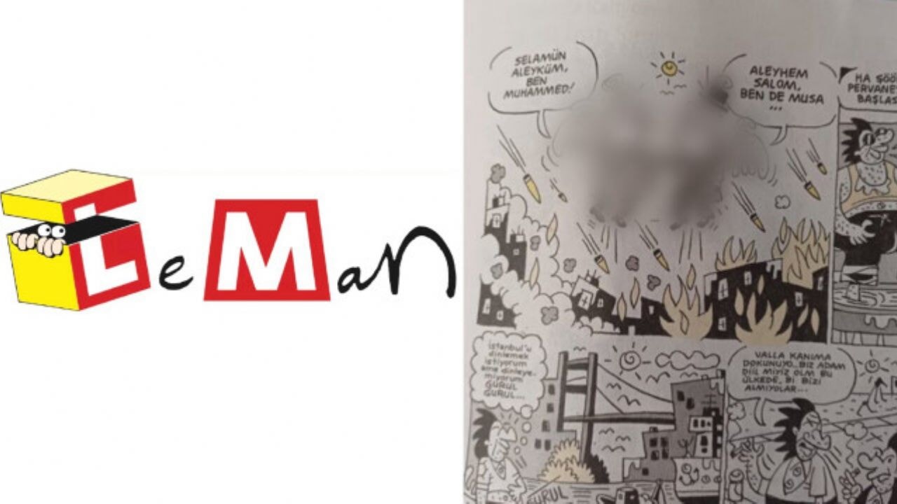 Hz. Peygamber karikatürü yayımlayan Leman dergisine soruşturma