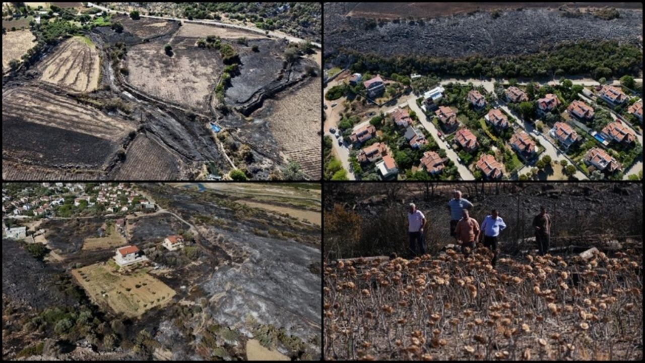 İzmir'in Çeşme ilçesinde yaşayanlar orman yangınını anlattı